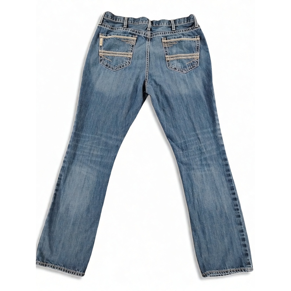Western Minimalist Cinch Ian Slim Bootcut Jeans 38x34 Cotton Denim Workwear - Picture 2 of 8